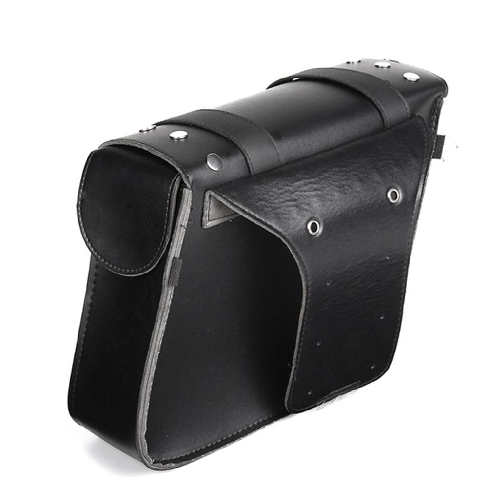 PU Leather Motorcycle Saddlebags Saddle Tool Bags Left and Right Pouch