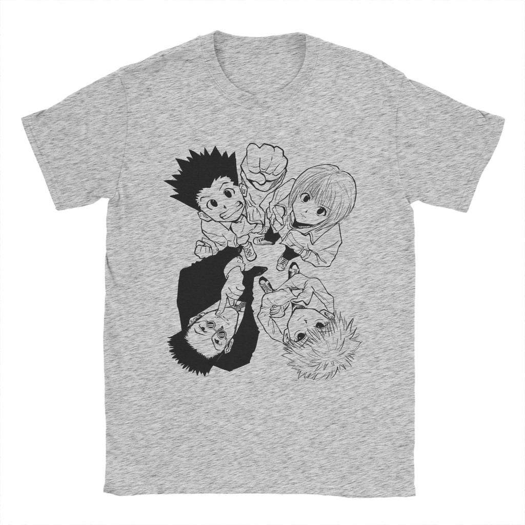 Unisex Tshirts The Best Killua Hunter X Hunter Humor Cotton Tees Short Sleeve T Shirt Round Neck Clothes Classic