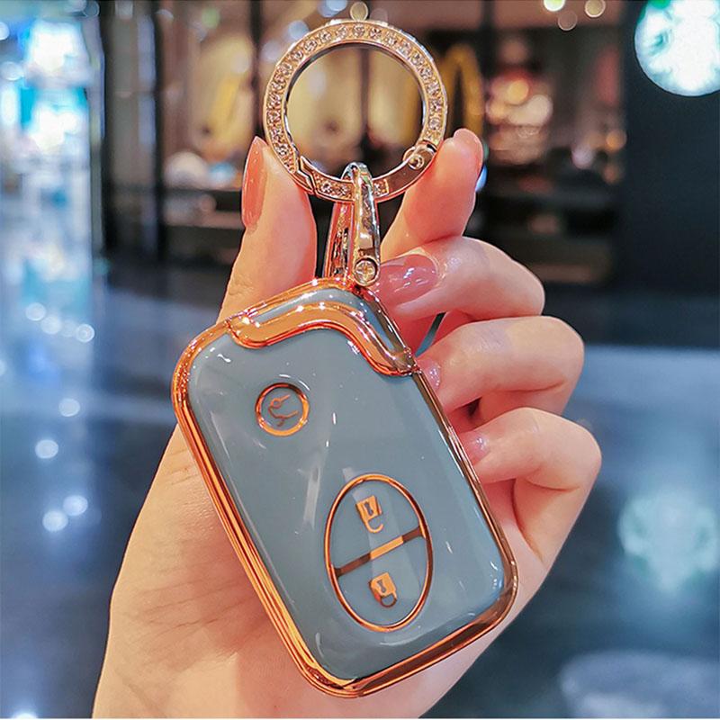Soft TPU Car Remote Key Case Cover For Lexus CT200H GX400 GX460 IS250 IS300C RX270 ES240 ES350 LS460 GS300 450h 460h Accessories