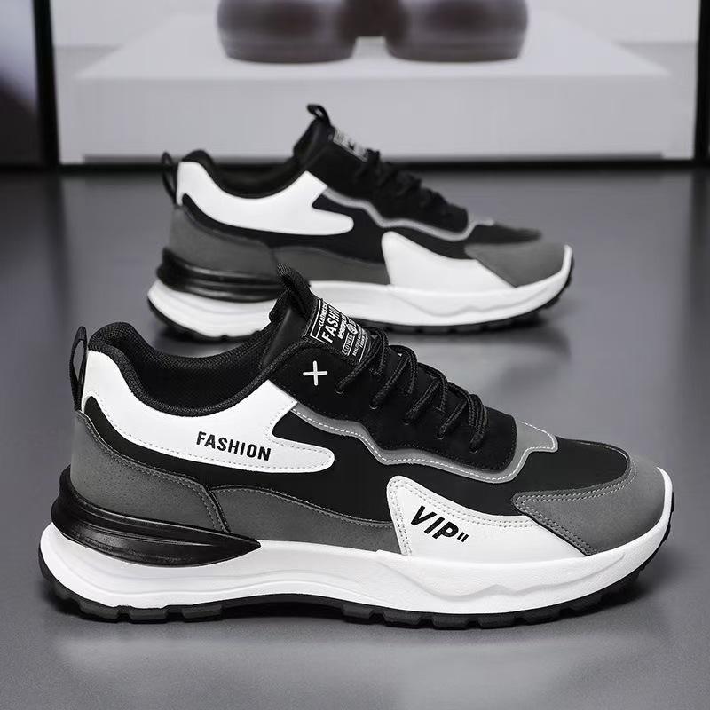 Winter new men's shoes fashion versatile sports casual shoes versatile platform dad shoes velvet warm travel shoes