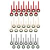 12Pcs 13cm Artificial Berries Wreath Small Christmas Wreaths Hanging Decoration for Kitchen Cupboard Porch Door Window