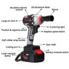 330Nm 168V 16800mAh Rechargeable Lithium Battery Brushless Cordless Electric Wrench Impact Driver Power Tool Household DIY Drill