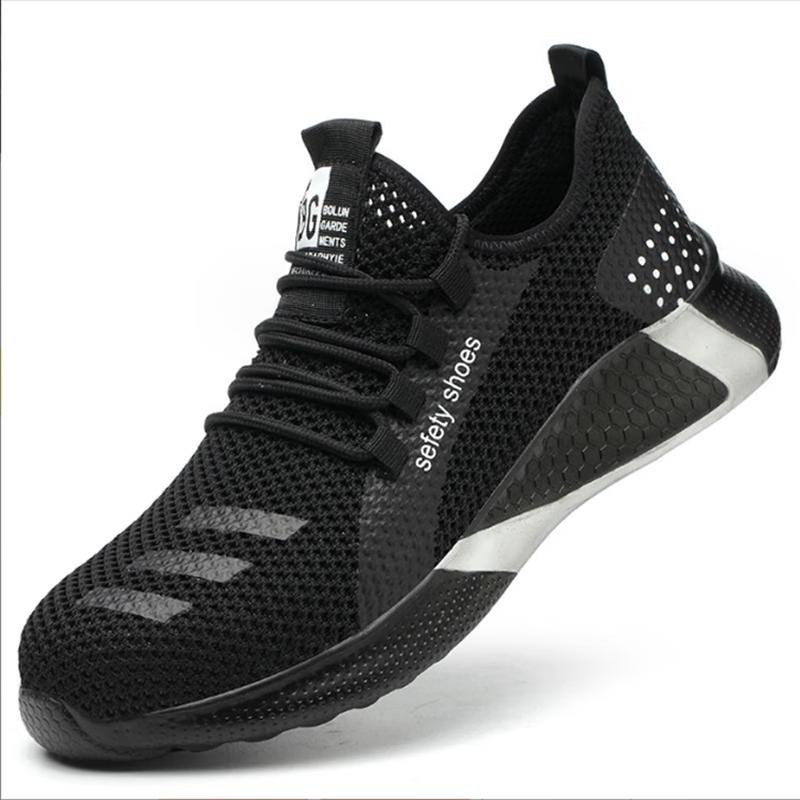 Men s Breathable Steel Toe Safety Shoes 36-46
