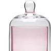 Cloche Glass Dome Candle Holder Table Decoration Terrarium Jar Home with Top Handle for Candy Nuts Fairy Lights Cake Plants