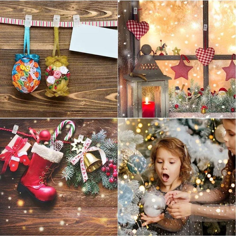 10pcs Plastic Wall Clips Small Spring Clips Self-Adhesive Clips  Poster Paper