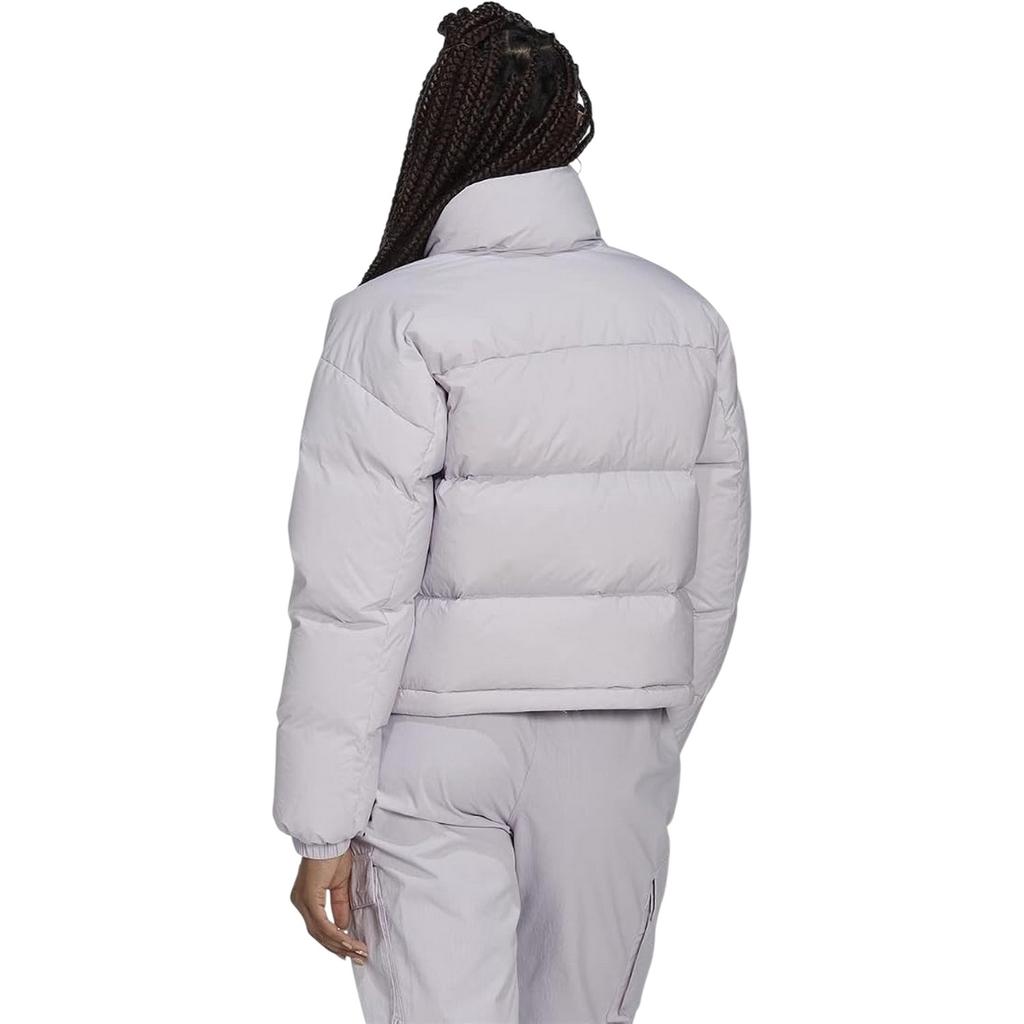 Adidas Womens/Ladies Patterned Ribbed Heavyweight Puffer Jacket
