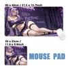 Gaming Mouse PadAntislip Stitched Edges Stylish Urban Anime Girls  Graffiti Street Print Gaming Keyboard Mat for Gamers