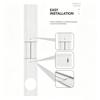 Portable Conditioner Window Kit for Hose, Adjustable Vent Kit for Sliding
