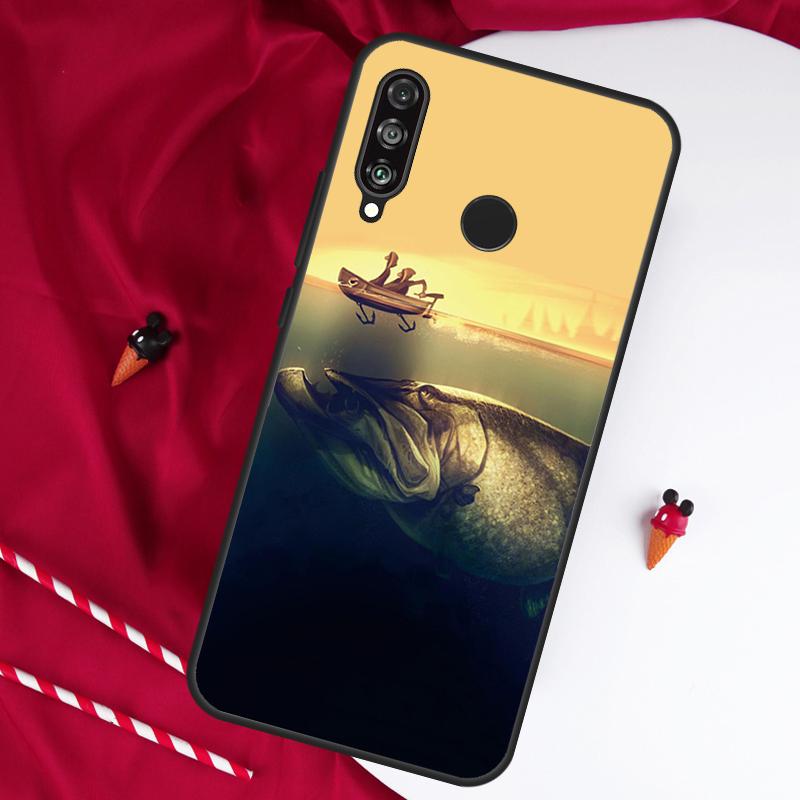 Fish Fishing For Huawei Nova 5T 9 10 SE 7i 8i 11i 12i Y73 Y90 Y70 Y72 Y61 Y91 Y60 P20 P40 P30 Lite Case