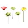 Bee Watering Station, with Realistic Flower Design, Ceramic Bee Waterer Arrangement Bee Bath Bowl, for Outdoor Patio Decor