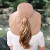 UV Protection Wide Brim Sun Hat Foldable Neck Flap Hat  for Hiking Fishing Travel
