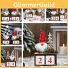 Christmas Ornament Elderly Pinecone Calendar Elderly Xmas Garnish Countdown