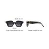 Loewe Logo Acetate Irregular Frame Sunglasses Women Sunglasses Black LW40078I01B