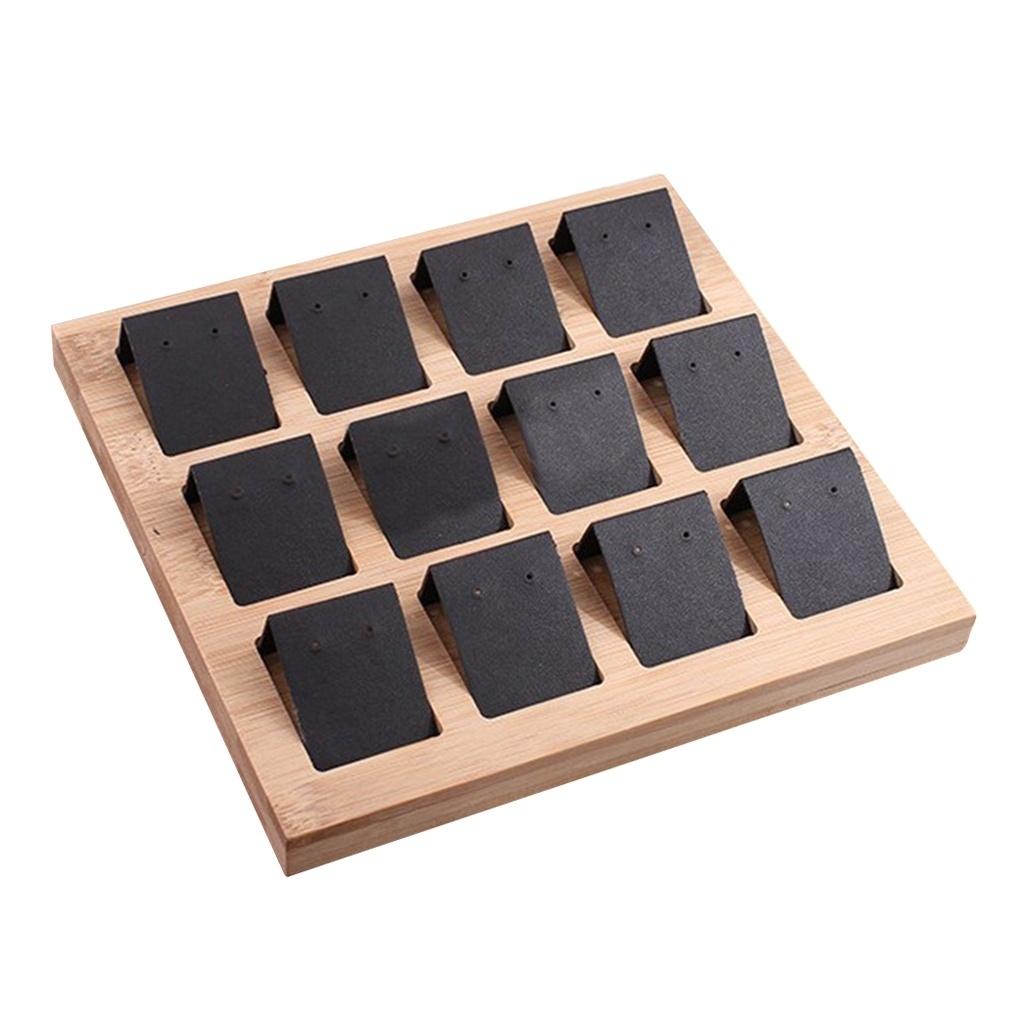 12pcs Earring Card Holder with Tray for Jewelry Accessory Display