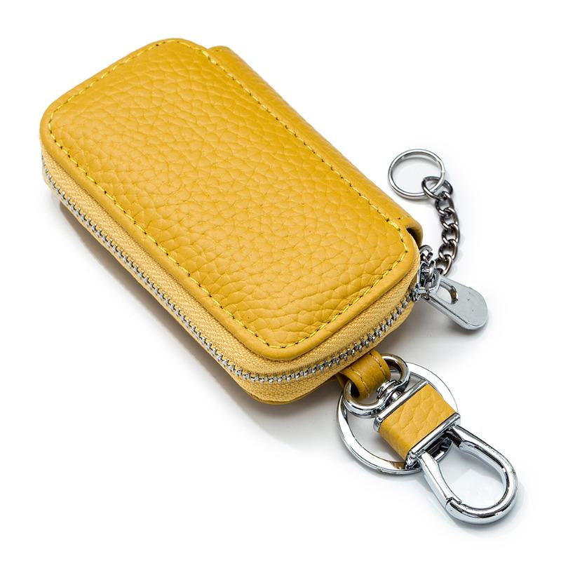 Neue Leder Mode Herren Schlüsseltasche, einfache Mini Damen Auto Schlüsseltasche, Haushalts Schlüsseltasche Universal
