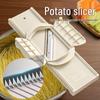 Commercial Potato Slicer & Shredder with Hand Guard for Restaurants