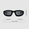 Fahrradsonnenbrille mit Schwammpolsterung UV-beständig Herren Damen Sonnenbrille
