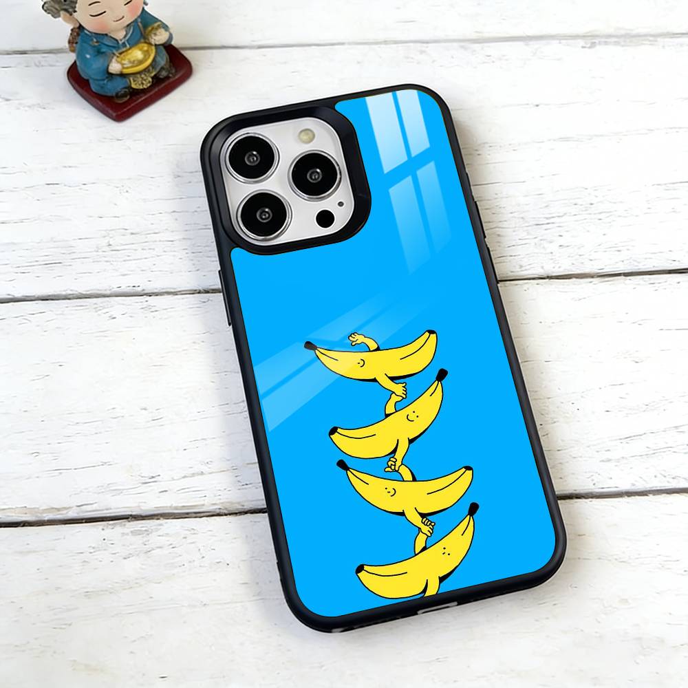 Banana Man Cute Phone Case For iPhone17,16,15,14,13,12,11 Plus,Pro Magnetic with Magsafe Wireless Charging