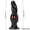 Nadměrný anální kolík ve tvaru análního kolíku Dilatátor Masturbátor Velké černé dildo Sexuální hračky Fisting Realistický penis BDSM