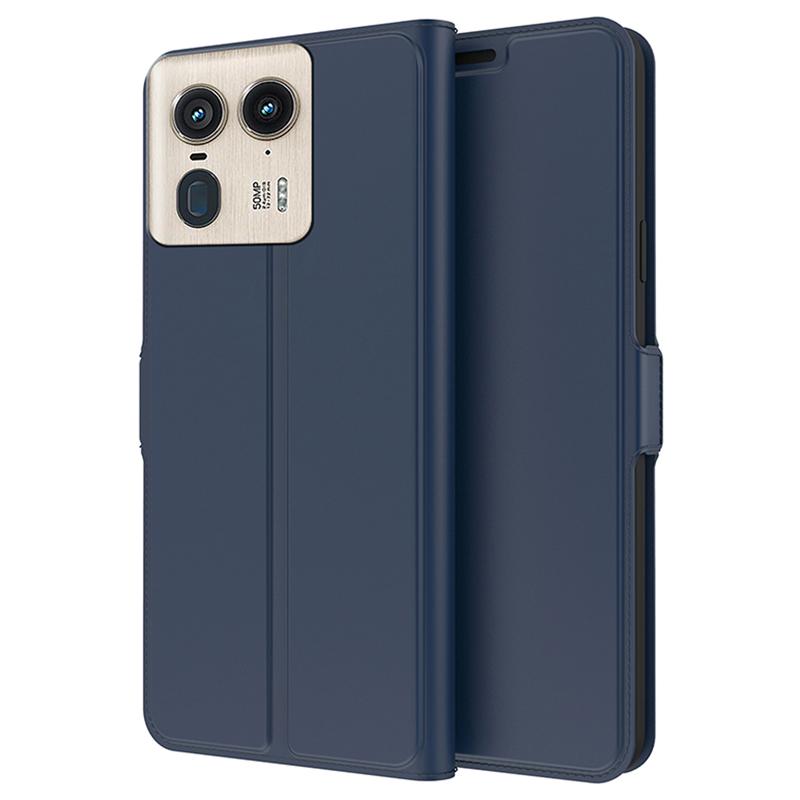

Для Motorola Edge 50 Ultra 5G/Moto X50 Ultra 5G Чохол Шкіряний Чохол для Телефону з Відділеннями для Карток Blue