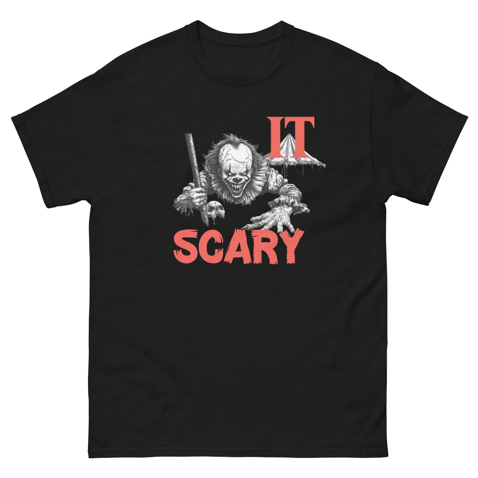 IT Pennywise the Clown Tee, Horror Movie Fan Shirt, IT Pennywise T-Shirt Mens Womens Tees Top, Unisex M