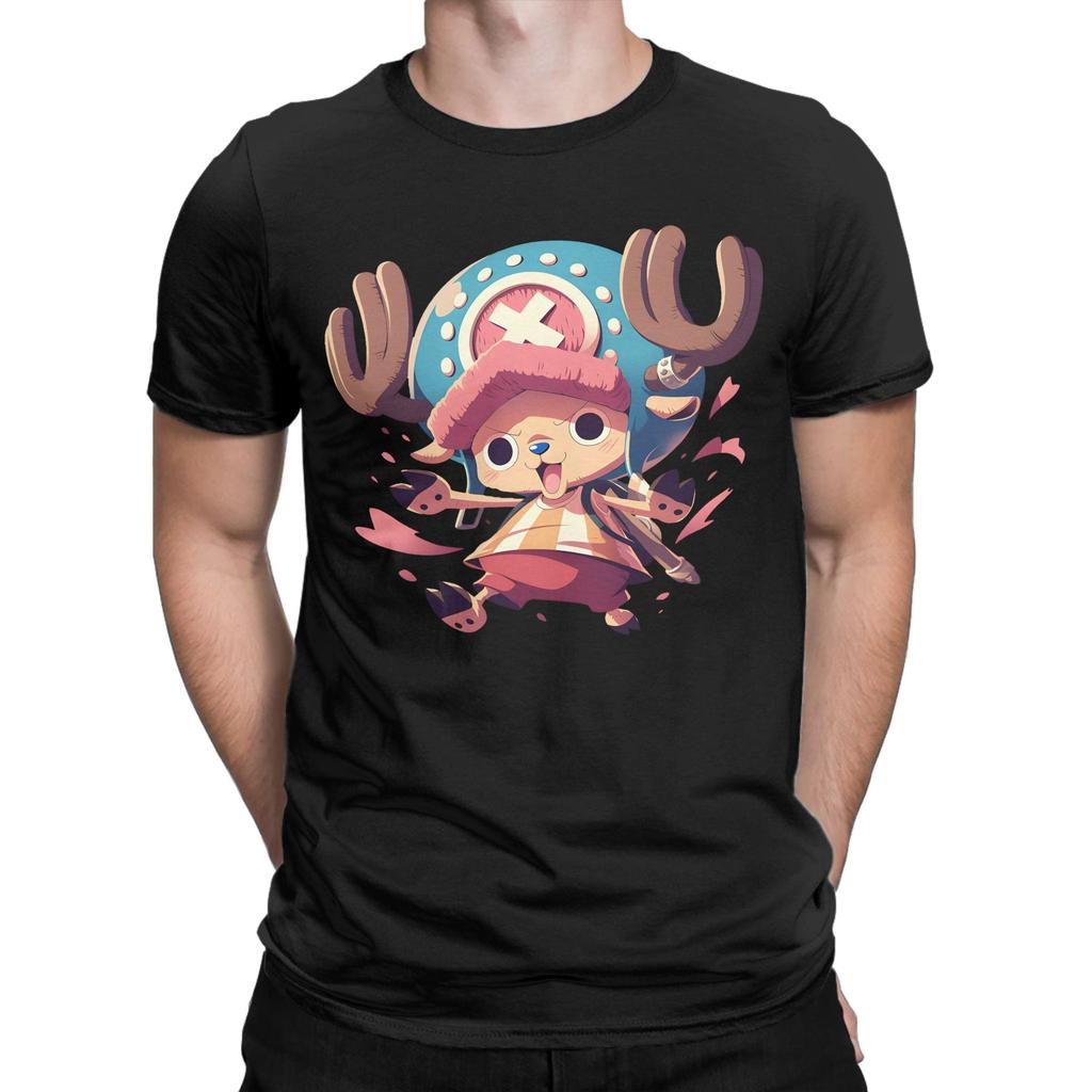 Tony Tony Chopper 100 Cotton Tshirt For Unisex Summer Vintage Tshirts Oneck Trending Tees Oversize Cheap Clothes