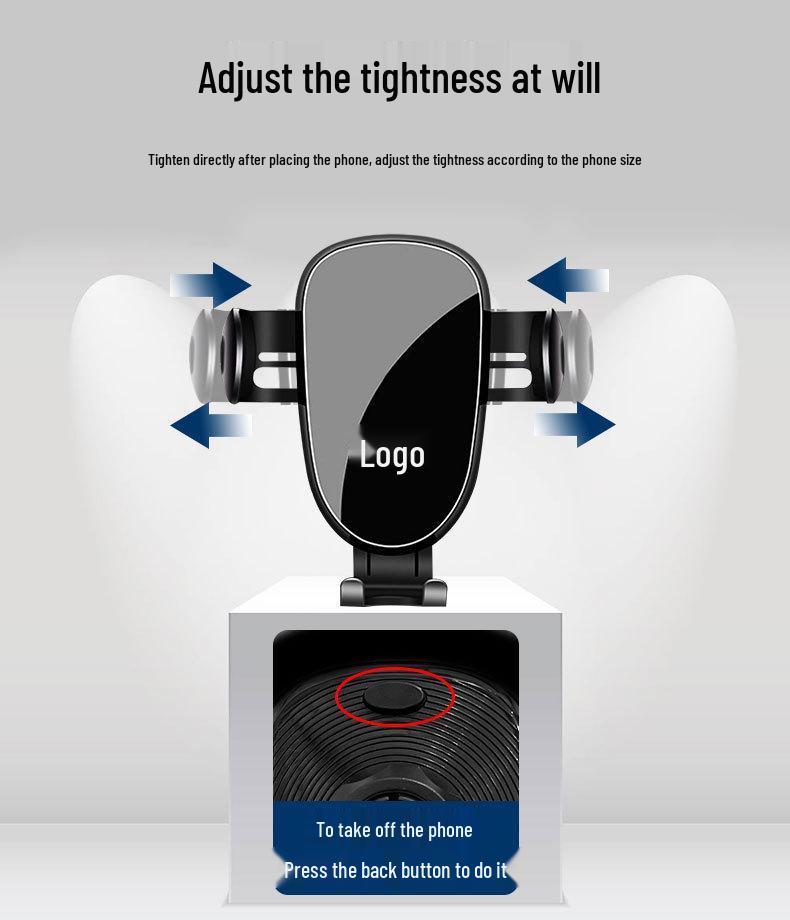 Clip-On Phone Holder for 2017-2022 Honda URV - Anti-Shake Navigation Support Frame.