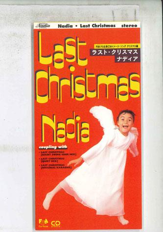 

CD NADIA - Last Christmas FHDF1514PROMO FUNHOUSE 1995 Japan Japanese Pop/Rock Used