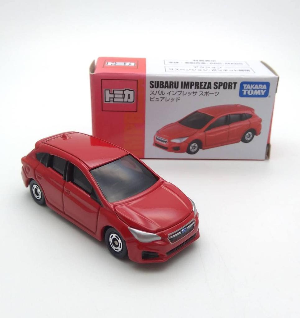 For Box Takara Tomy Tomica Subaru Impreza Sports Pure Red [Not Sale, Included]
