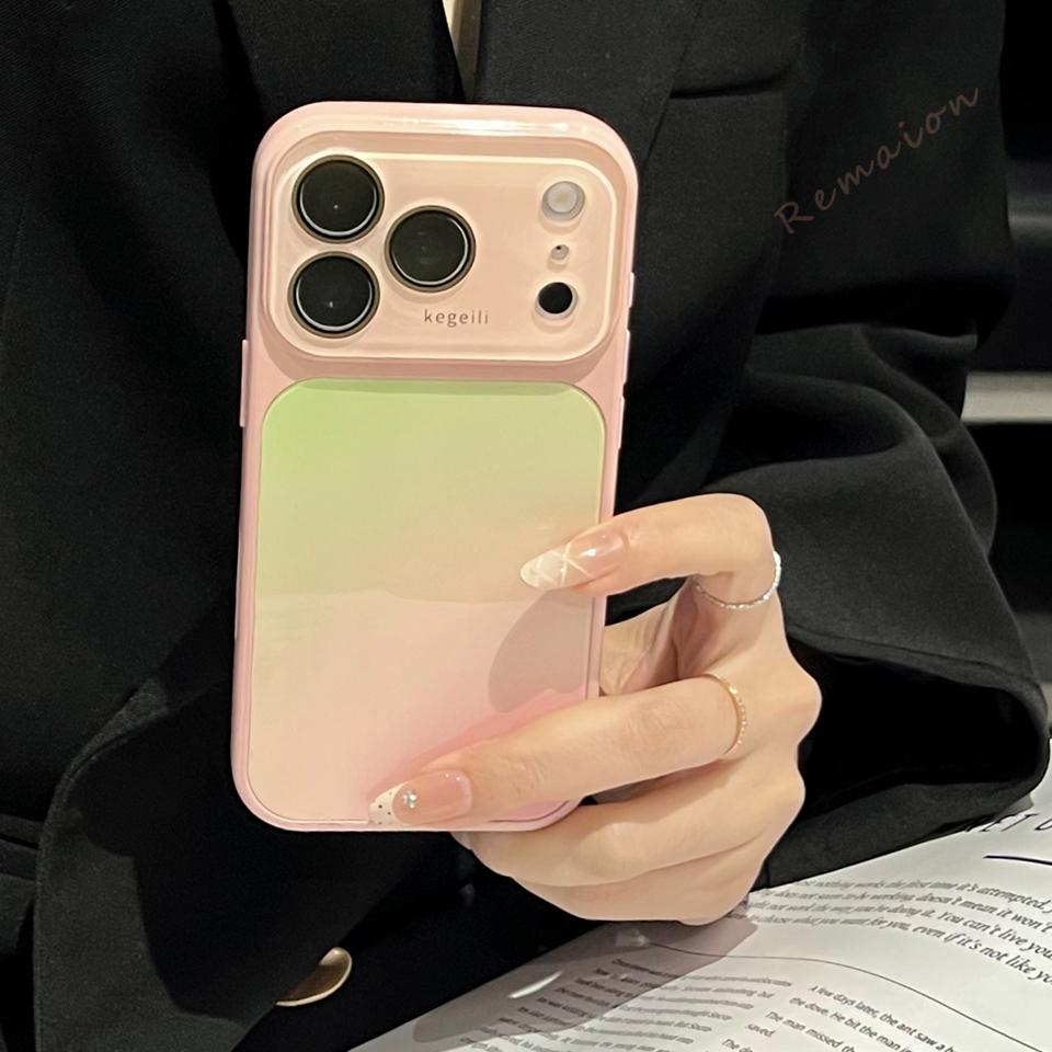 Colorful Official Phone Case For For Iphone 17 12 13 14 1 16 17 Pro Max 17Pro 16Pro  Big Windows Shockproof Protector Cover