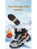 Bobodou Boys' Winter Snow Boots: Warm, Velvet-Lined, Non-Slip Boots for Kids