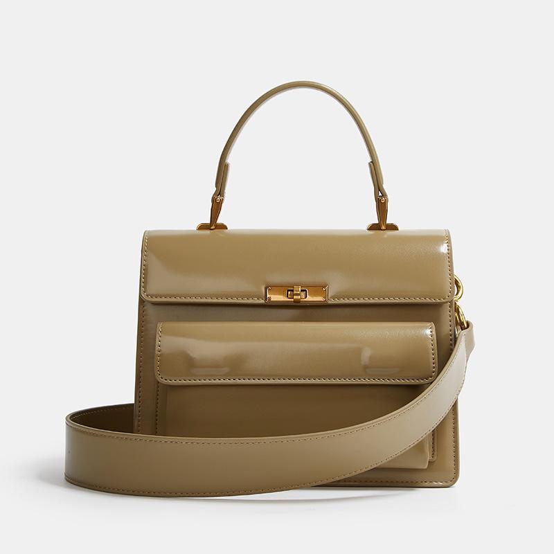 2025 Spring/Summer Versatile Handbag: Stylish Wide Strap, High-End Women's Crossbody & Shoulder Square Bag