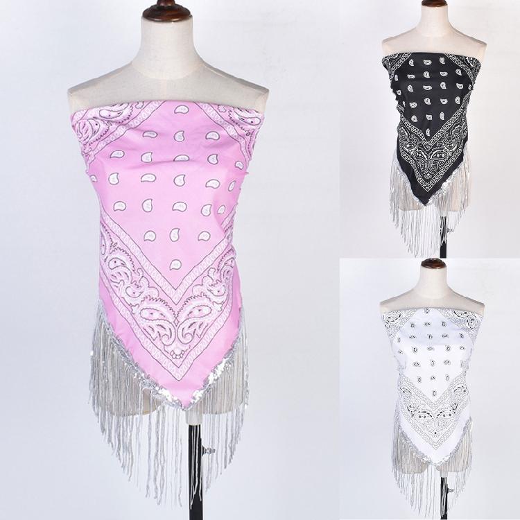 Cowgirl Bandanas Sequin Neckerchief Bandanas for Head Bandana Bachelorette Party
