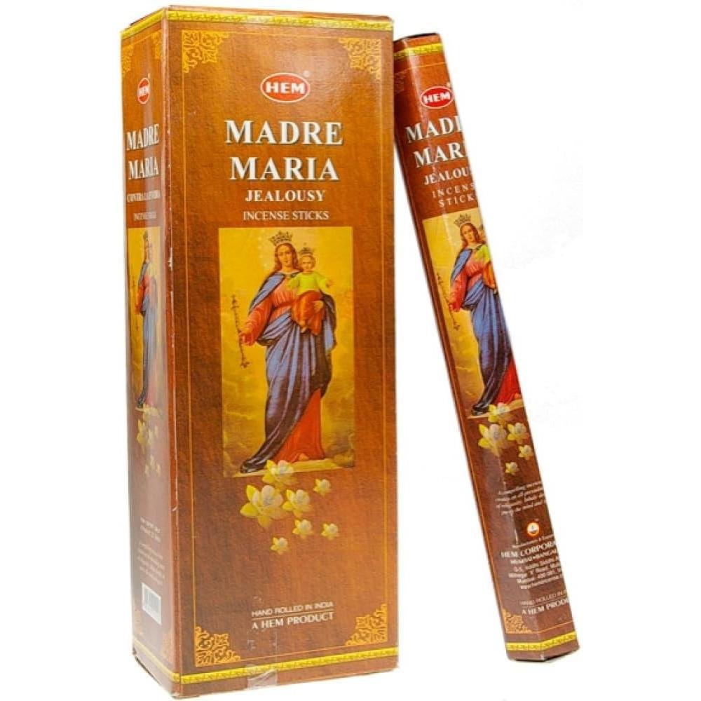 @ Hem Madre Maria Incense Stick For Home Pack Of 6 Each 20 Sticks UKZQ196 50%off