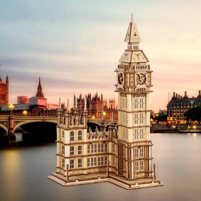 3D Wooden Puzzle Hand-assembled Desktop Ornaments Creative Model