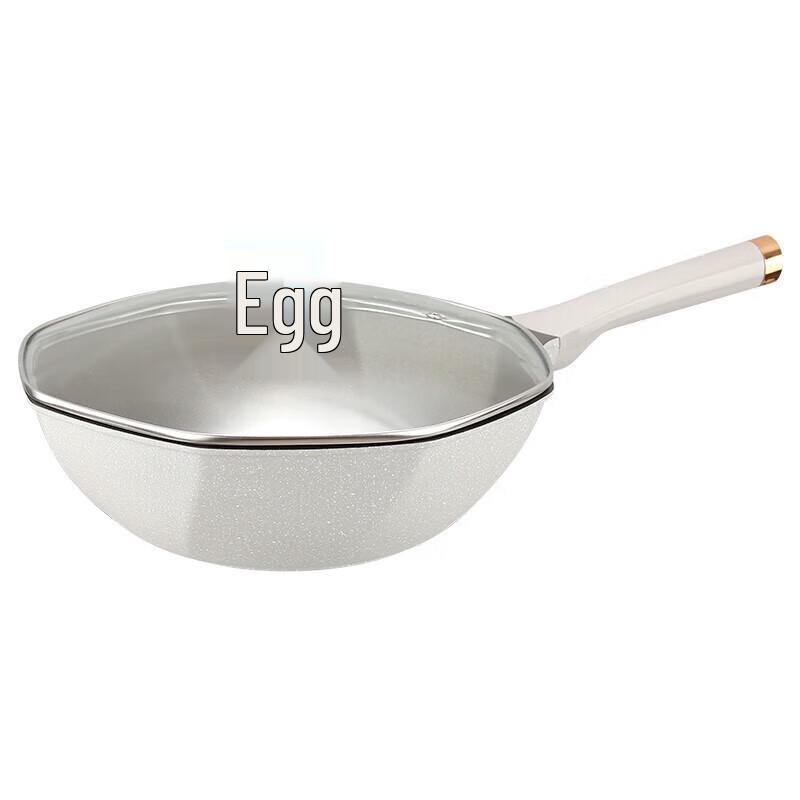 INMINDS 32cm Octagonal Titanium Non-Stick Multi-Function Pot