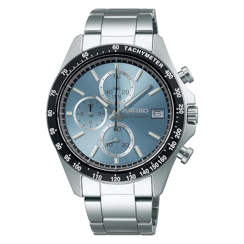 

[Seiko Watch] watch seiko selection Quartz chronograph (vertical third) SBTR029 men s silver