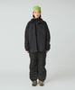 Snow Peak Nylon Tussah Utility Storage Jacket Outer Jacket for Men and Size L JK-25AU008 Women, Black,