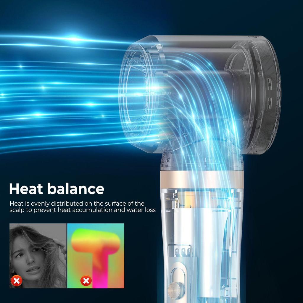 5-in-1 Multifunctional Hot Air Brush for Styling, Straightening & Curling