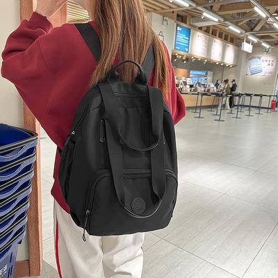 Large Capacity Backpack Fashionable Women's Bag  Lightweight Commuting Bag  Casual Multi Functional  Short Distance Travel Backpack