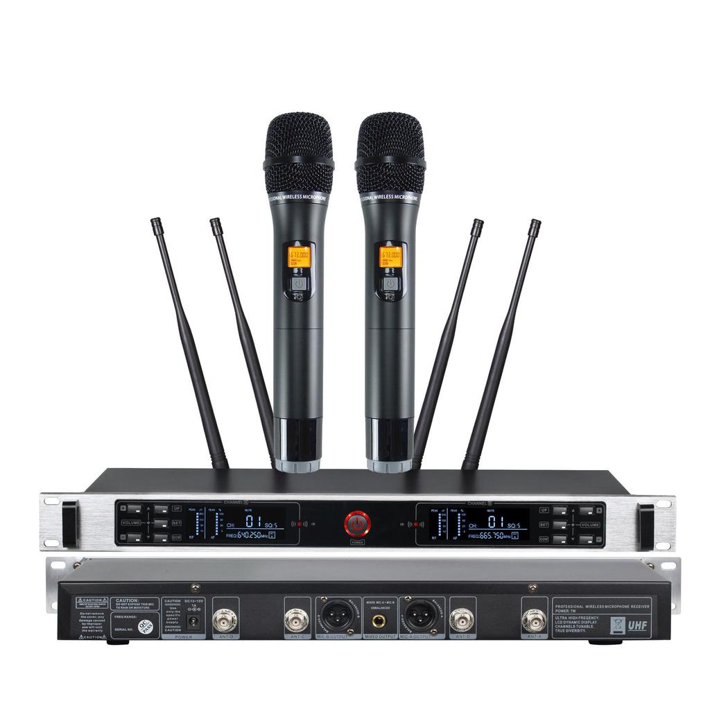 True Diversity Wireless Dual Microphone System
