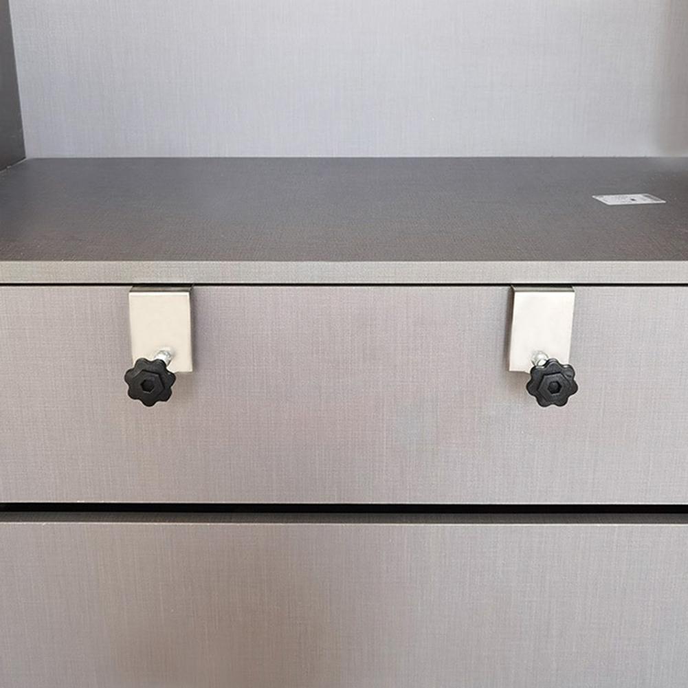 1/2pcs Drawer Front Mounting Clamp 64mm/54mm/73mm G-shaped Drawer Front Fixing Jig Stainless Steel Equipment Woodworking Gadgets