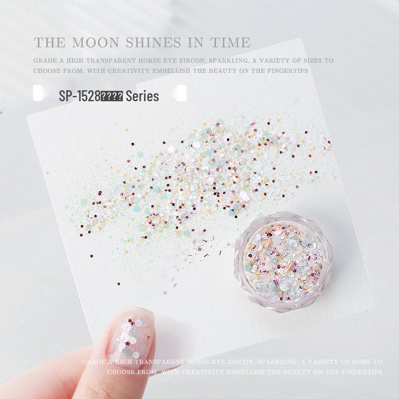 

Nail Art Accessories: Mixed Glitter Iridescent Sequins for Decoration
