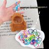 Capybara Plush Toy Keychain – Cute Stuffed Animal Backpack Clip