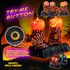 Synchronized Dancing Pumpkin Skeleton Duo Motorized Halloween Animatronic LED Color Fade Sound Effects Yard Terror Tech