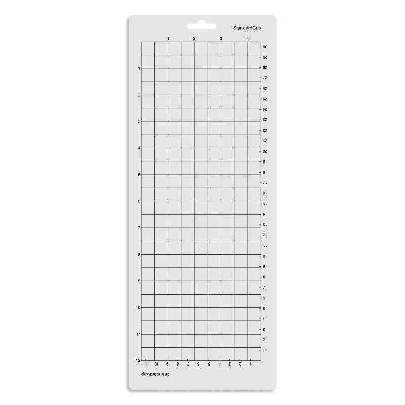 Light Grip Adhesive Cutting Mat 4.5In X 12In Machine Projects Compatible With Paper Cardstock Vellum Long-Lasting Adhesive