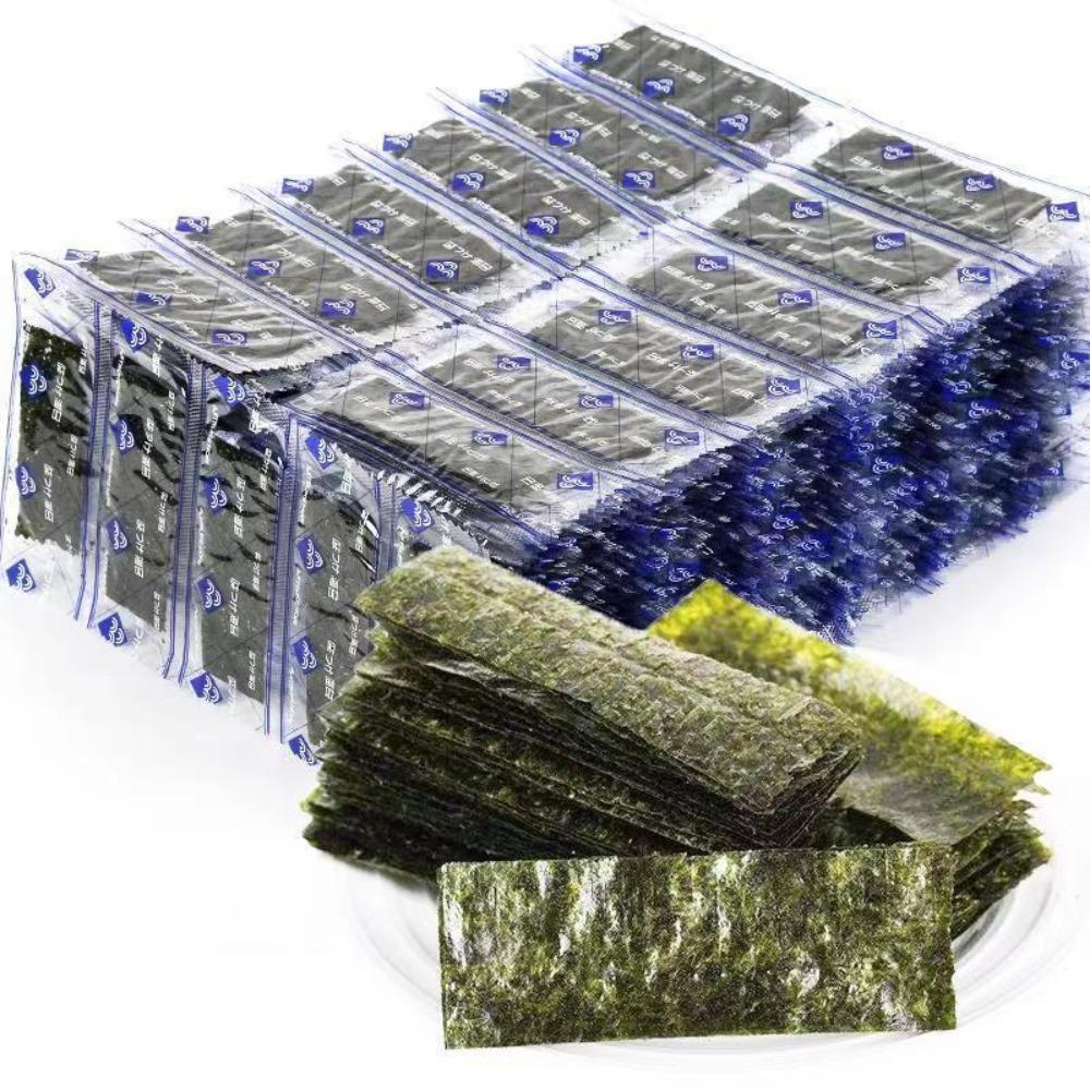 Organic Roasted Seaweed Snack, Natural Sea Salt, 400 Individual Sheets, Healthy Energy Boost