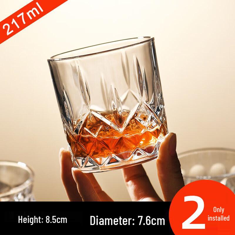 Crystal Whiskey Rock Glass