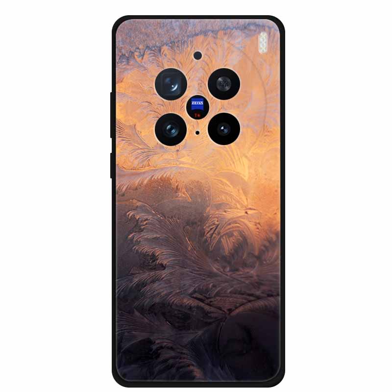 Christmas Cover For Vivo X200 Pro 6.78"Black Silicone Case For vivo X200 Pro mini 6.31" TPU Santa Claus ChristmasTree Back Cover