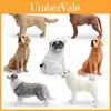 Childrens Pvc Golden Retriever And Border Collie Animal Model Collection With Realistic Design For Educational Play And Display